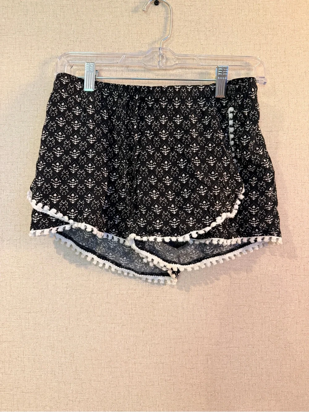 No Boundaries Bundle: 2 Pairs Black & White Patterned Shorts